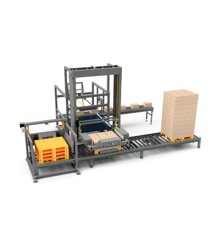 Palletizer and packaging machines
