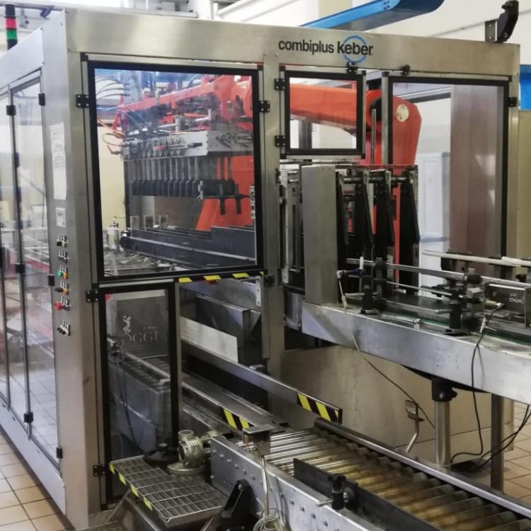 Encaixotadora automática de garrafas