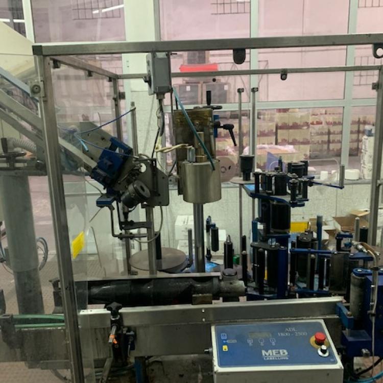 Rotuladora adesiva usada