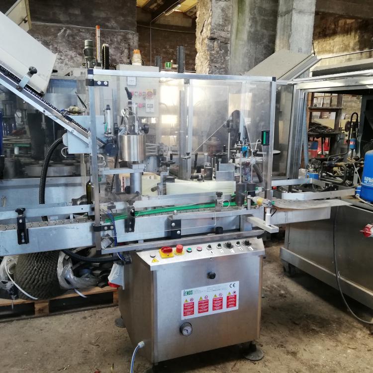 Rotuladora adesiva Enos usada